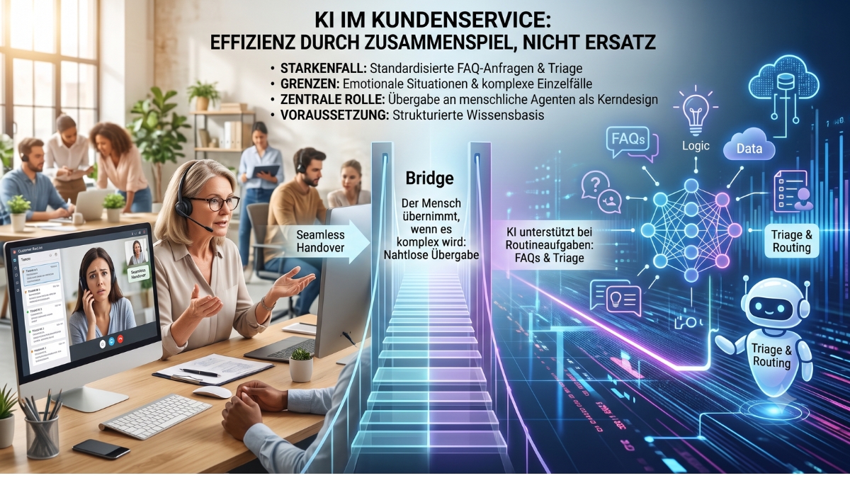 KI im Kundenservice: Was wirklich funktioniert und was überbewertet ist