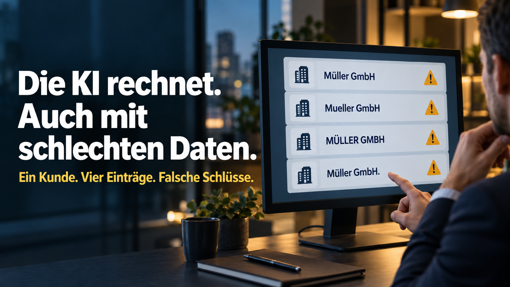 Ihr KI-Projekt scheitert nicht an der KI, sondern an den Stammdaten