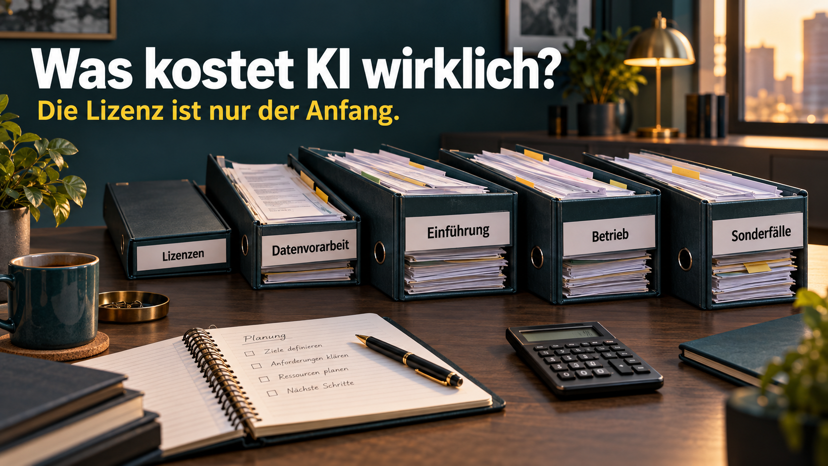 Was ein KI-Projekt wirklich kostet, inklusive der Posten, die niemand einplant
